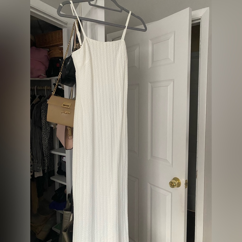 Buella Midi Dress White